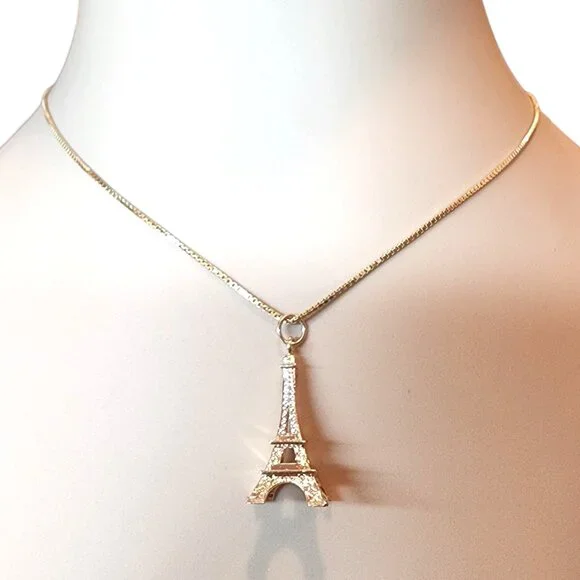 18 Karat Yellow Gold Eiffel Tower Charm #22783 - Picture 6 of 7